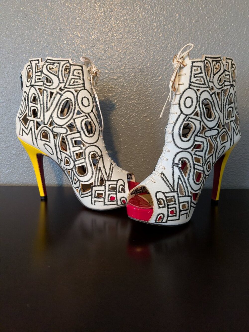 Laser Cut Christian Louboutin Heels